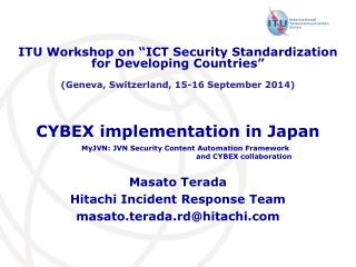 CYBEX implementation in Japan