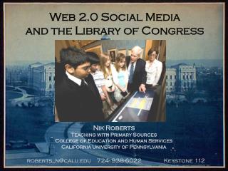 Web 2.0 Social Media and the Library of Congress