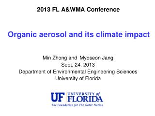 Organic aerosol and its climate impact