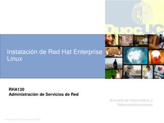 Instalación de Red Hat Enterprise Linux