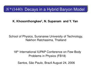 Decays in a Hybrid Baryon Model