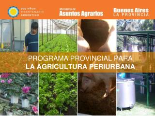 PROGRAMA PROVINCIAL PARA LA AGRICULTURA PERIURBANA