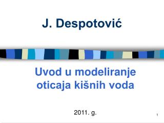 J. Despotović