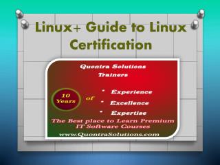 Guidance to the Certification of Linux - PPT