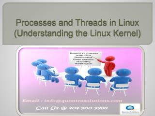 Process and Threads in Linux - PPT