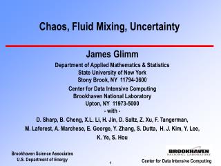 Chaos, Fluid Mixing, Uncertainty