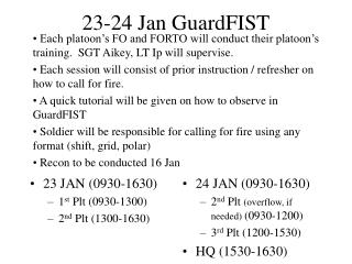 23-24 Jan GuardFIST