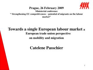 Towards a single European labour market a European trade union perspective