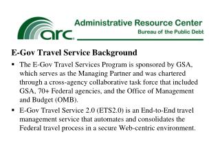 E-Gov Travel Service Background