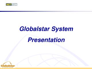 Globalstar System Presentation