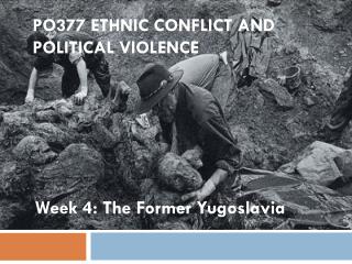 PO377 Ethnic Conflict and Political Violence