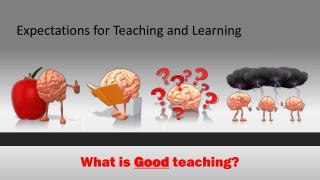 Expectations for Teaching and Learning