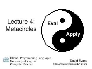 Lecture 4: Metacircles