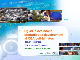 HgCdTe avalanche photodiodes development at CEA/Leti-Minatec