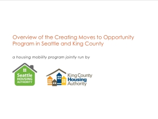 Overview of the Creating Moves to Opportunity Program in Seattle and King County