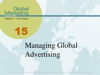 Managing Global Advertising