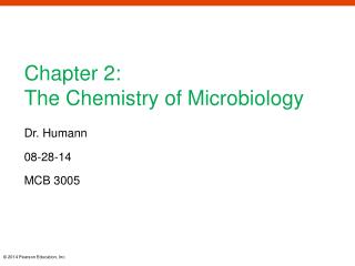 Chapter 2: The Chemistry of Microbiology