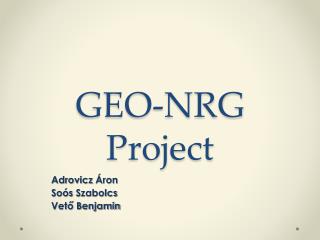 GEO-NRG Project