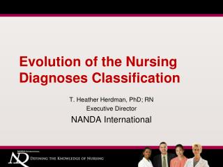 Evolution of the Nursing Diagnoses Classification