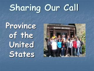 Sharing Our Call