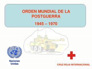 ORDEN MUNDIAL DE LA POSTGUERRA 1945 – 1970