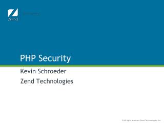 PHP Security