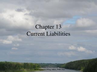 Chapter 13 Current Liabilities