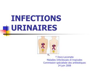 INFECTIONS URINAIRES