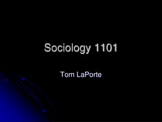 Sociology 1101