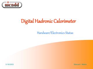 Digital Hadronic Calorimeter