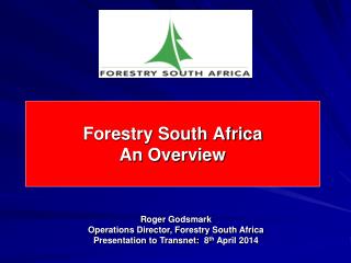 Forestry South Africa An Overview