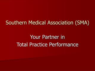 Southern Medical Association (SMA)