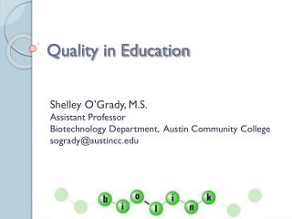 Quality in Education