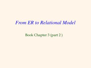 Book Chapter 3 (part 2 )