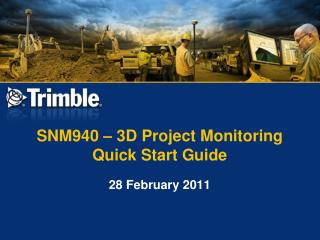 SNM940 – 3D Project Monitoring Quick Start Guide