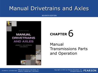Manual Transmissions Parts and Operation