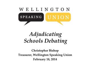 Adjudicating Schools Debating