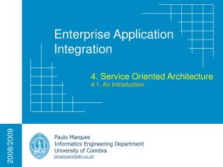 4. Service Oriented Architecture 4.1. An Introduction