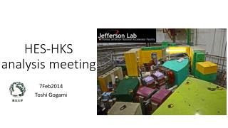 HES-HKS analysis meeting