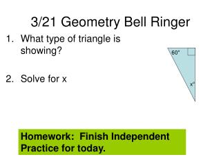 3/21 Geometry Bell Ringer