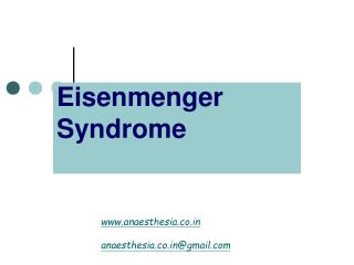 Eisenmenger Syndrome