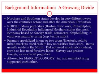 Background Information: A Growing Divide