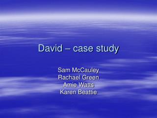 David – case study