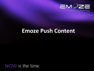 Emoze Push Content