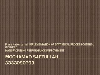 Mochamad saefullah 3333090793