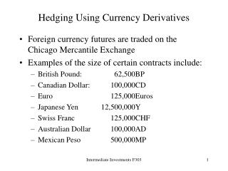 exchange traded currency derivatives wiki