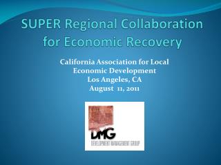 SUPER Regional Collaboration for Economic Recovery