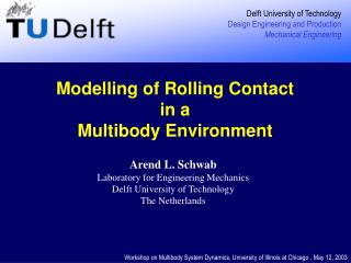 Modelling of Rolling Contact in a Multibody Environment