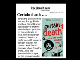 Certain death ….