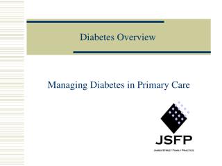 Diabetes Overview